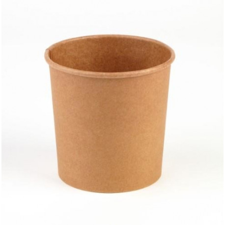 Supikauss Kraft, pruun,450/400ml, D 96 mm, H 95 mm, 25tk