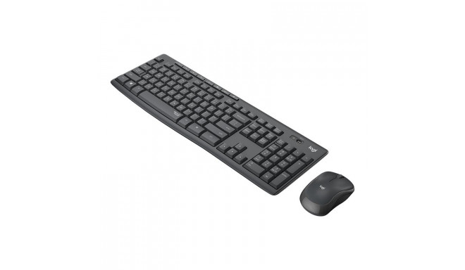 Desktop Logitech Slim Combo MK295 US (W), must