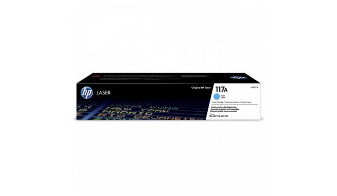 HP 117A (W2071A) Toner Cartridge, Cyan