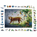 Ravensburger puidust pusle 500 tk Tiiger džunglis