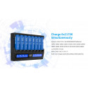 XTAR-VC8 LCD laadija 8-le Li-ion/ Ni-MH akudele