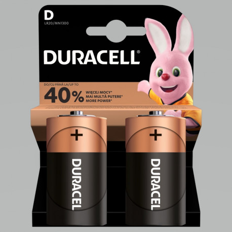 Patareid Duracell D LR20 (2 tk)