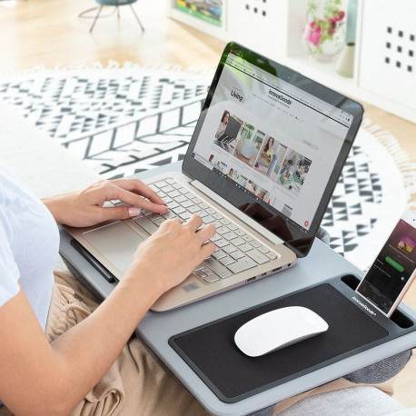 Portable Laptop Desk with XL Cushion Deskion InnovaGoods