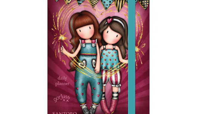 Diary Gorjuss Fireworks (11.5 x 14.5 x 2 cm)