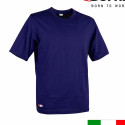 Men’s Short Sleeve T-Shirt Cofra Zanzibar Navy Blue - S