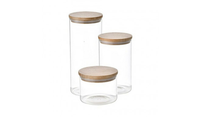 3 Tubs San Ignacio Crystal Transparent Bamboo