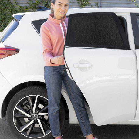 Võrgust päikesevari autole UVlock InnovaGoods Pakis 2 ühikut