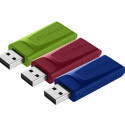 Mälupulk Verbatim Slider USB 2.0 Sissetõmmatav 3 Ühikut 16 GB
