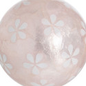 Balls CAPIZ Decoration Pink 10 x 10 x 10 cm (8 Units)