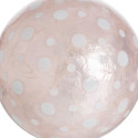 Balls CAPIZ Decoration Pink 10 x 10 x 10 cm (8 Units)