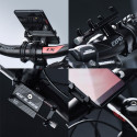 Bike holder GUB G81 Aluminium black for mobile phone