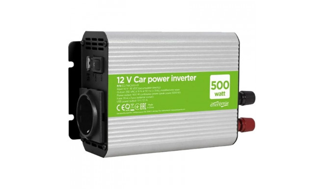 Inverter Gembird 12V-> 500W + USB port