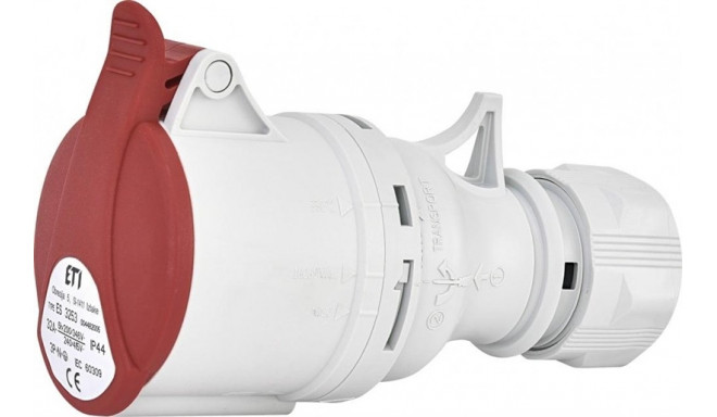 ES 3253 32A. 400V. 3P+N+PE.  LIZDAS IP44