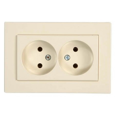 SOCKET DOUBLE BEIGE XP