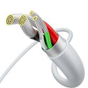 Kaabel USB2.0 A pistik - micro USB pistik 1,0m valge Superior seeria BASEUS