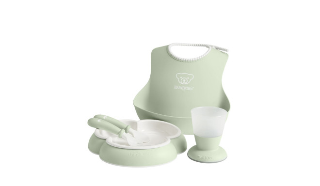 BABYBJÖRN dinner set Powder green 070061