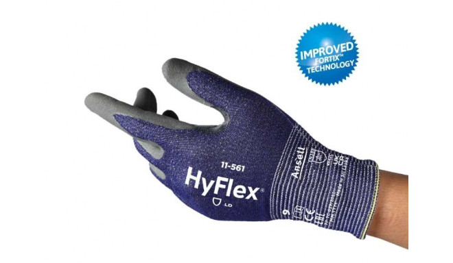 Safety gloves Ansell HyFlex 11-561, cut resistance level C, size 9