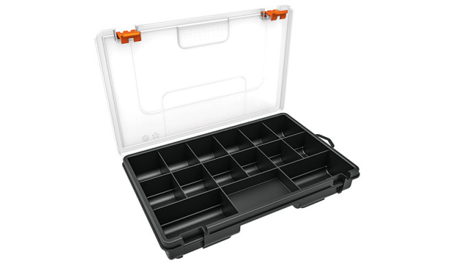 Truper organizer box with 15 compartments 280x180x44mm