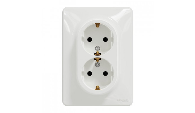 SOCKET 2PL SDD311221 valge