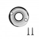 LATERAL HOLDER D16.2 HOLES.SCREW. CHROME