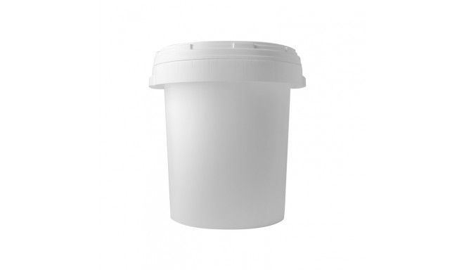 BUCKET PLASTIC FOOD WITH COVER 52L WHITE