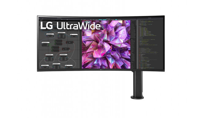 LG 38WQ88C-W - 38" | IPS | 3840 x 1600 | 60 Hz | DisplayPort, HDMI, USB-C | HDR | Głośniki 2 x 10 W 