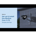 Reolink Duo 2 LTE panoraamkaamera 4G akuga kaamera