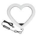 Led RING / Heart Stream RGB lamp 12inch with holder for mobile + tripod JM33-13