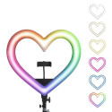 Led RING / Heart Stream RGB lamp 12inch with holder for mobile + tripod JM33-13