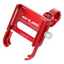 Bike holder for mobile phone GUB G30 Aluminium red