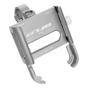 Bike holder for mobile phone GUB G30 Aluminium silver