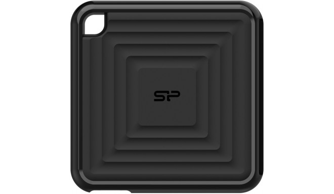 Silicon Power väline SSD 512GB PC60 USB-C, must