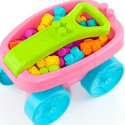 Building Blocks Moltó    20 Pieces Trolley Pink