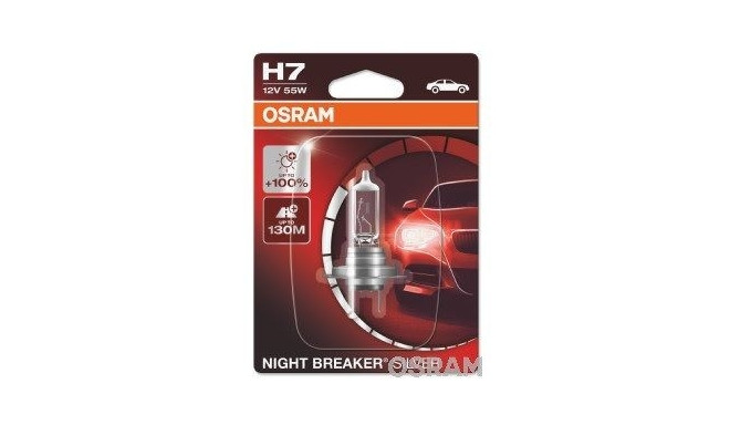 H7 12V Nightbreaker Silver +100% 1xblist