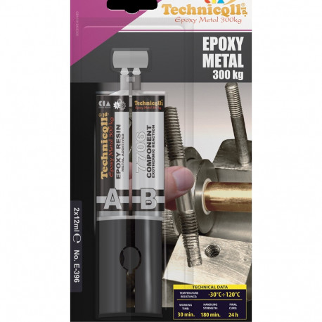Epoksiidliim "vedel metall" 300kg Technicqll 2x12ml