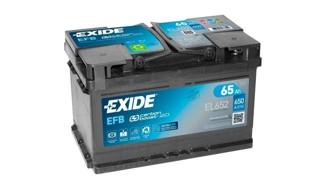 Exide EFB 65Ah 650A 278x175x175-+