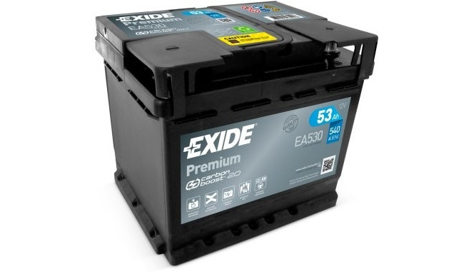 Exide Premium 53Ah540A 207x175x190-+