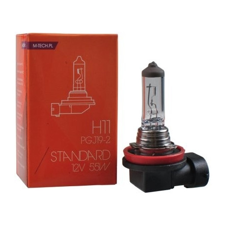 H11, 55W, 12V, sokkel PGJ19-2
