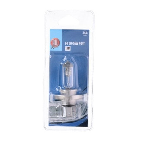 H4 12V, 60/55W, p43t, valge