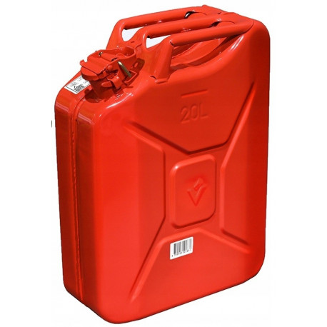 Kanister 20L, plekist punane Valpro