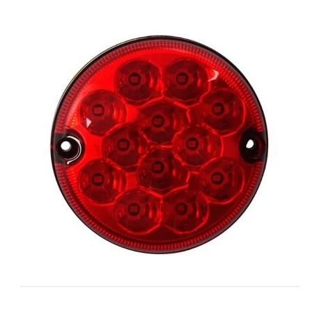Tagumine ümmargune udutuli 95mm 19 LED