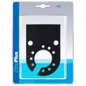 Pistikupesa paigaldusplaat 12x8cm metall