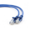 Patch cord cat.5e moulded strain relief  0.25M blue