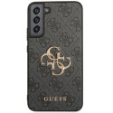 Guess case for Samsung Galaxy S23 GUHCS23S4GMGGR grey hardcase 4G Big Metal Logo