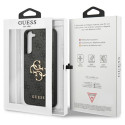 Guess case for Samsung Galaxy S23 GUHCS23S4GMGGR grey hardcase 4G Big Metal Logo