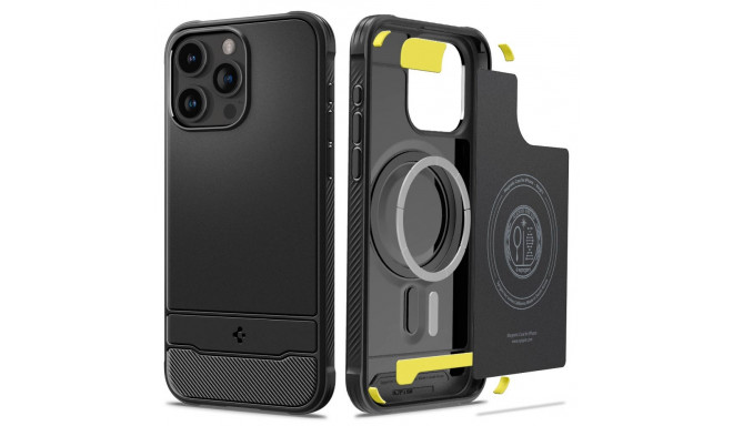 Spigen Rugged Armor Mag Magsafe case for iPhone 15 Pro Max 6,7" matte black