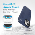 Speck Presidio2 Grip Magsafe - Case for iPhone 15 / iPhone 14 / iPhone 13 (Coastal Blue / Dustgrey /