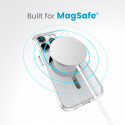 Speck Presidio Perfect-Clear MagSafe - Case for iPhone 15 Pro (Clear / Chrome Finish / Serene Silver
