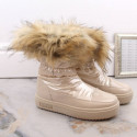 Big Star W INT1924B platform snow boots with fur, beige (37)