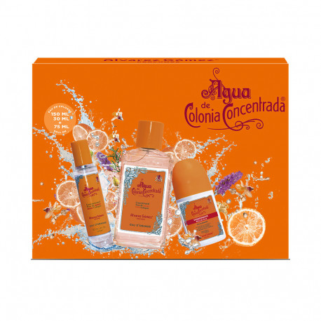 ALVAREZ GOMEZ AGUA DE COLONIA CONCENTRADA D'ORANGE LOTE 3 pz